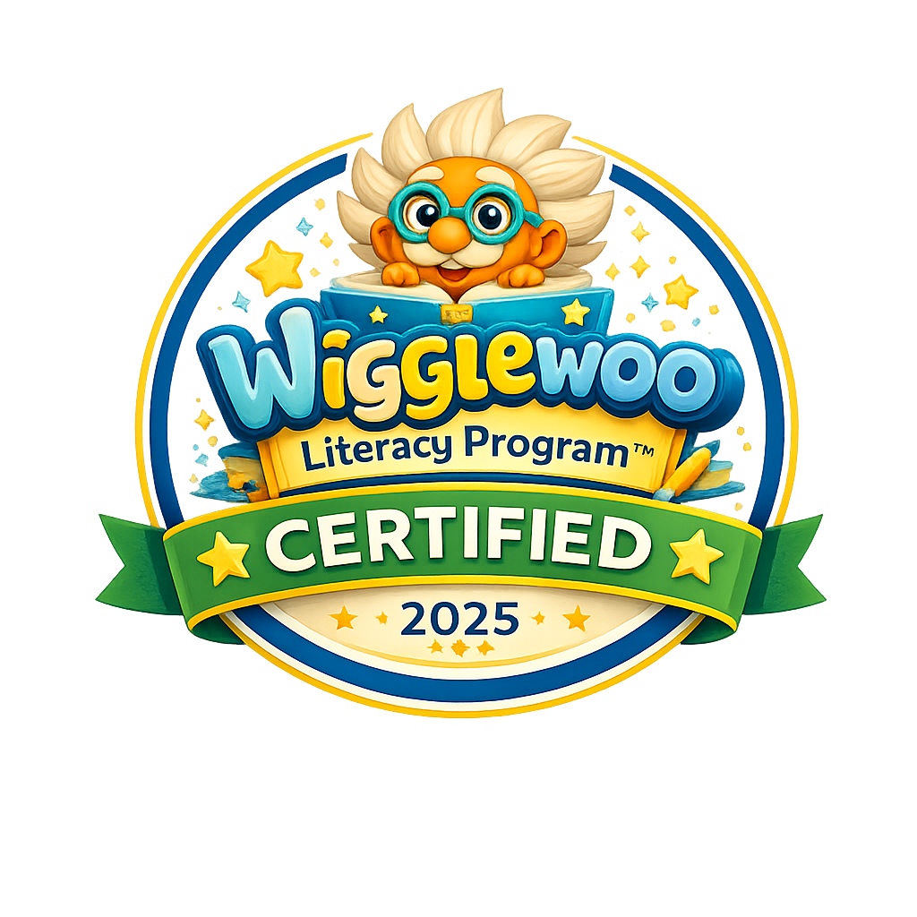WiggleWoo Literacy Program Certified 2025