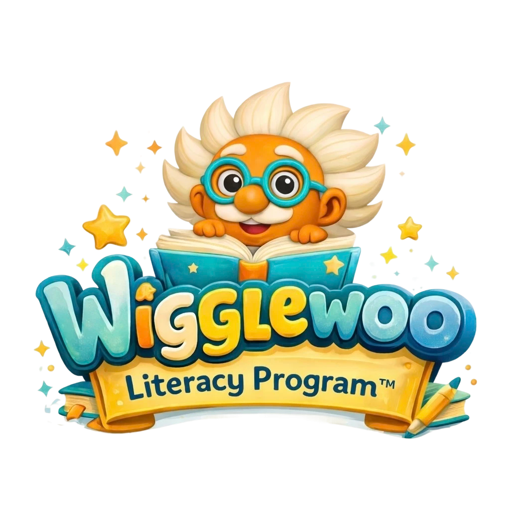 WiggleWoo Literacy Program logo